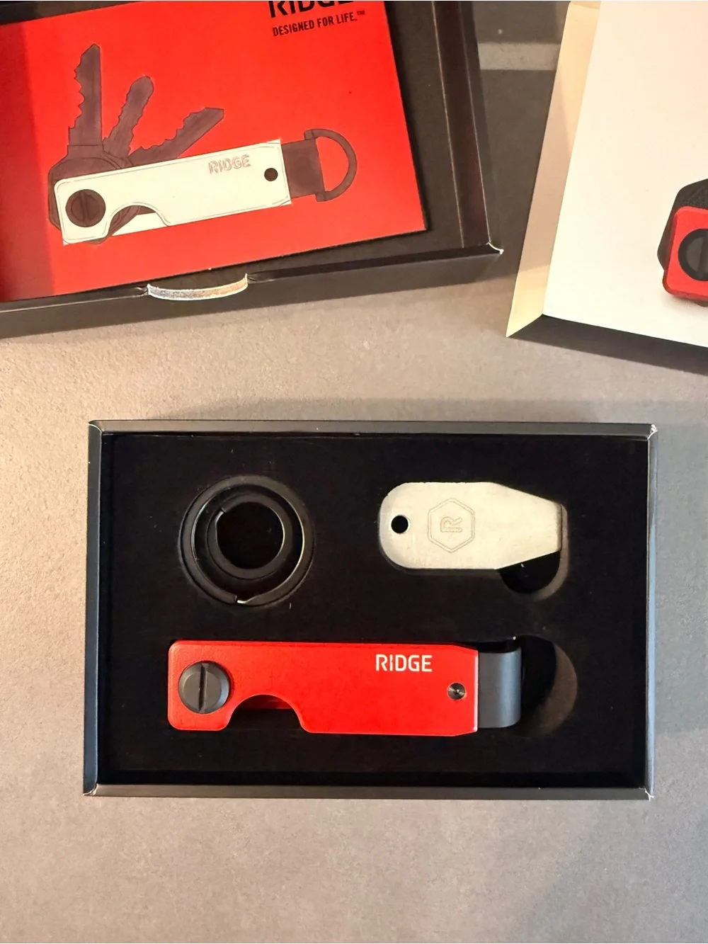 Ridge KeyCase, Holds 2-6 Keys Securely, Rodeo Red, NWT, New In Box